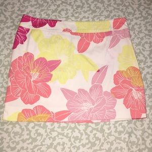 Express floral skirt